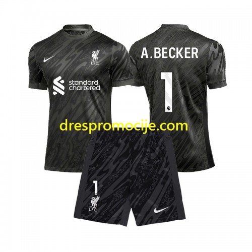 Liverpool Alisson Becker 1 Dres Golmanski Dječji Domaći 2024/2025 Kratkih Rukava Liverpool Alisson Becker 1 Dres Golmanski Dječji Domaći 2024/2025 Kratkih Rukava